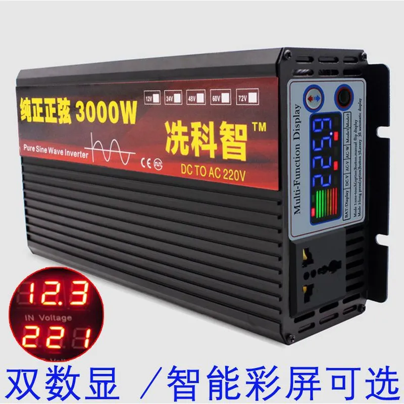 Inverter Konverter Gelombang S - Pure Sine Wave Inverter 5000W 48V 220V ulasan dan harga