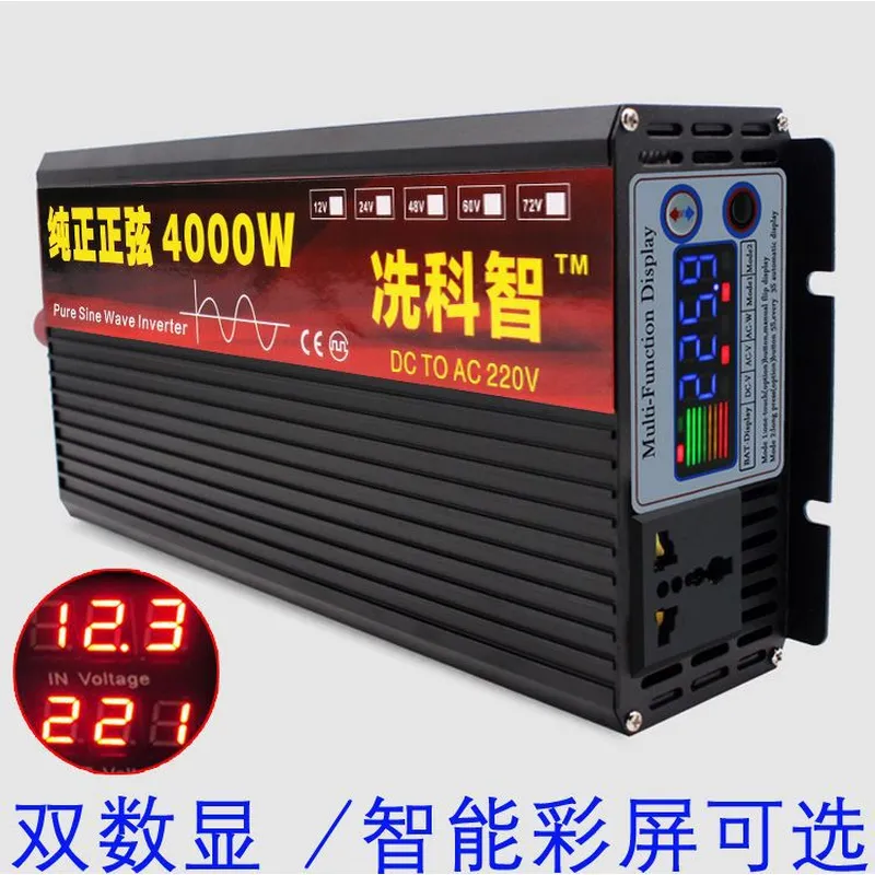 Inverter Konverter Gelombang S - Pure Sine Wave Inverter 5000W 48V 220V ulasan dan harga