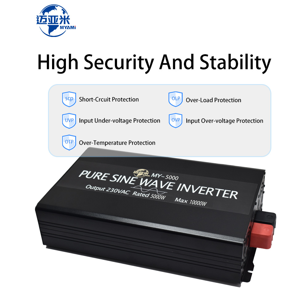 MYAMi Inverter gelombang sinus - Pure Sine Wave Inverter 5000W 48V 220V ulasan dan harga