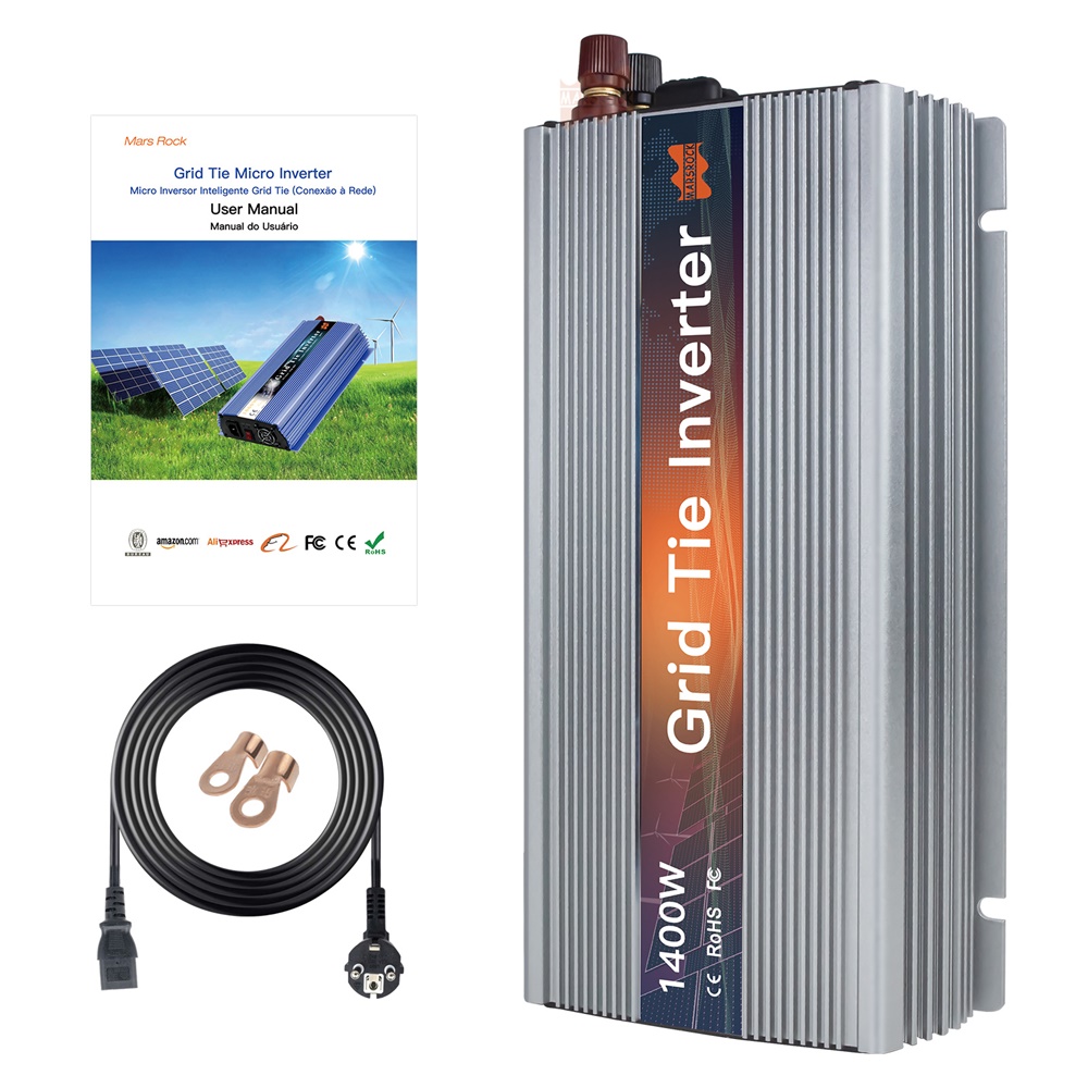 Inverter Mikro MPPT Tenaga Sur - Micro Inverter 1400W Solar Grid Tie ulasan dan harga